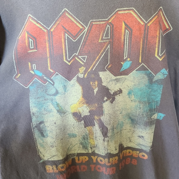 Vintage Anvil ACDC Graphic Tee Large - Picture 4 of 7